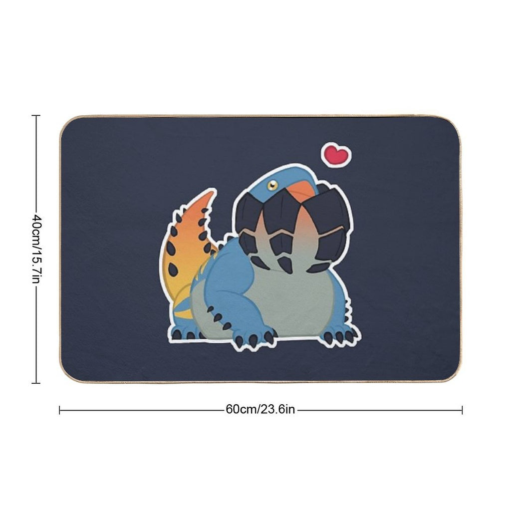 Monster Hunter Dodogama Durable Bath Mat