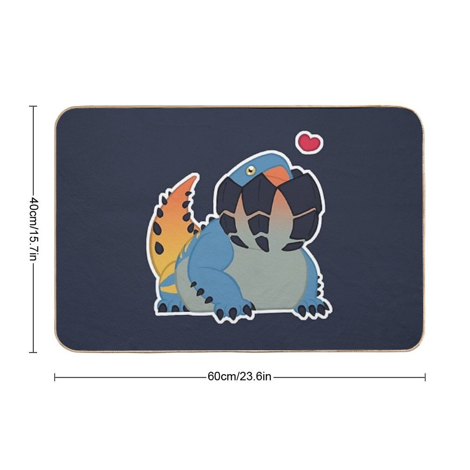 Monster Hunter Dodogama Durable Bath Mat
