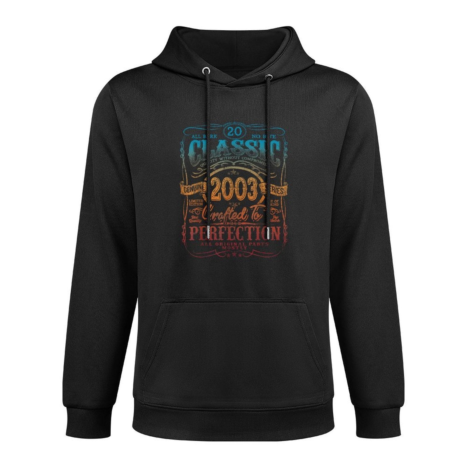 Vintage 2003 Limited Edition 20 Year Old 20th Birthday Machine Washable Hoodie