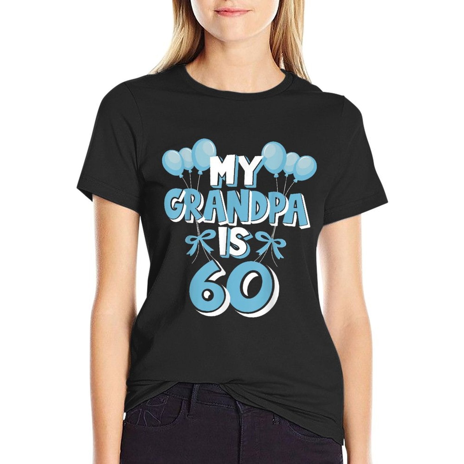 My Grandpa Is 60 Years Old Grandad 60th Birthday  Graphic-printed T-Shirt
