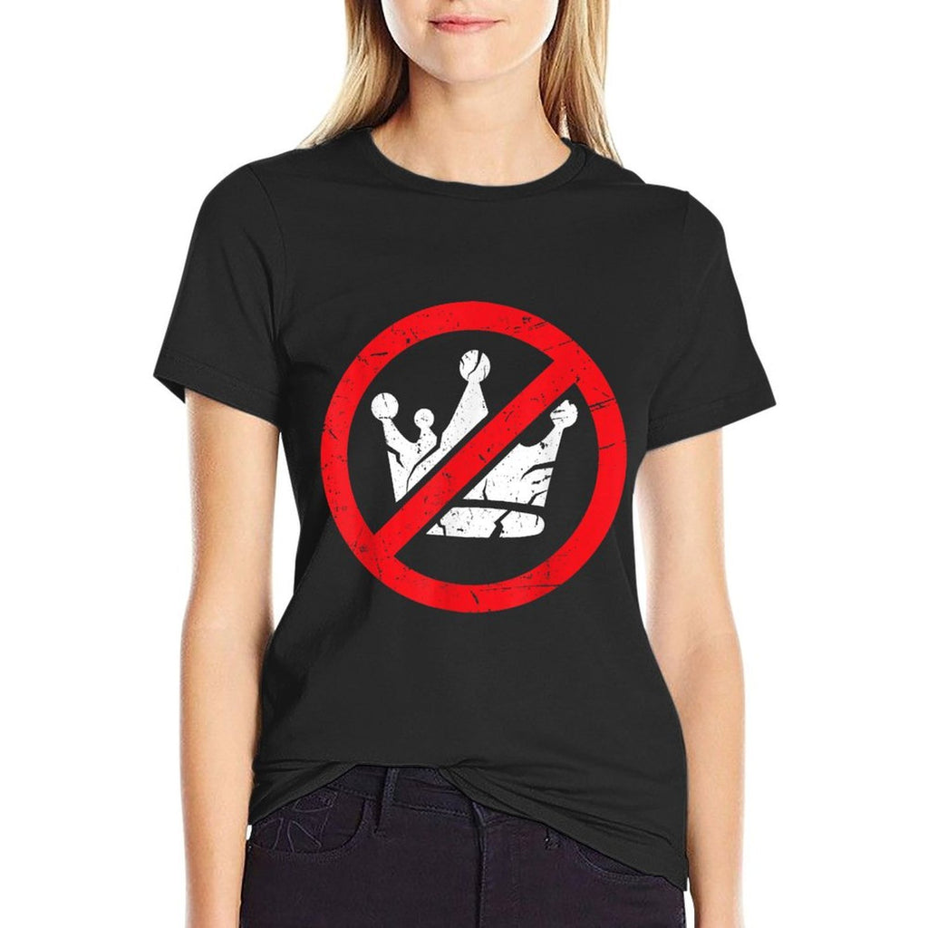Vintage No Kings Since 1776 USA 4th Of July Free  Versatile T-Shirt