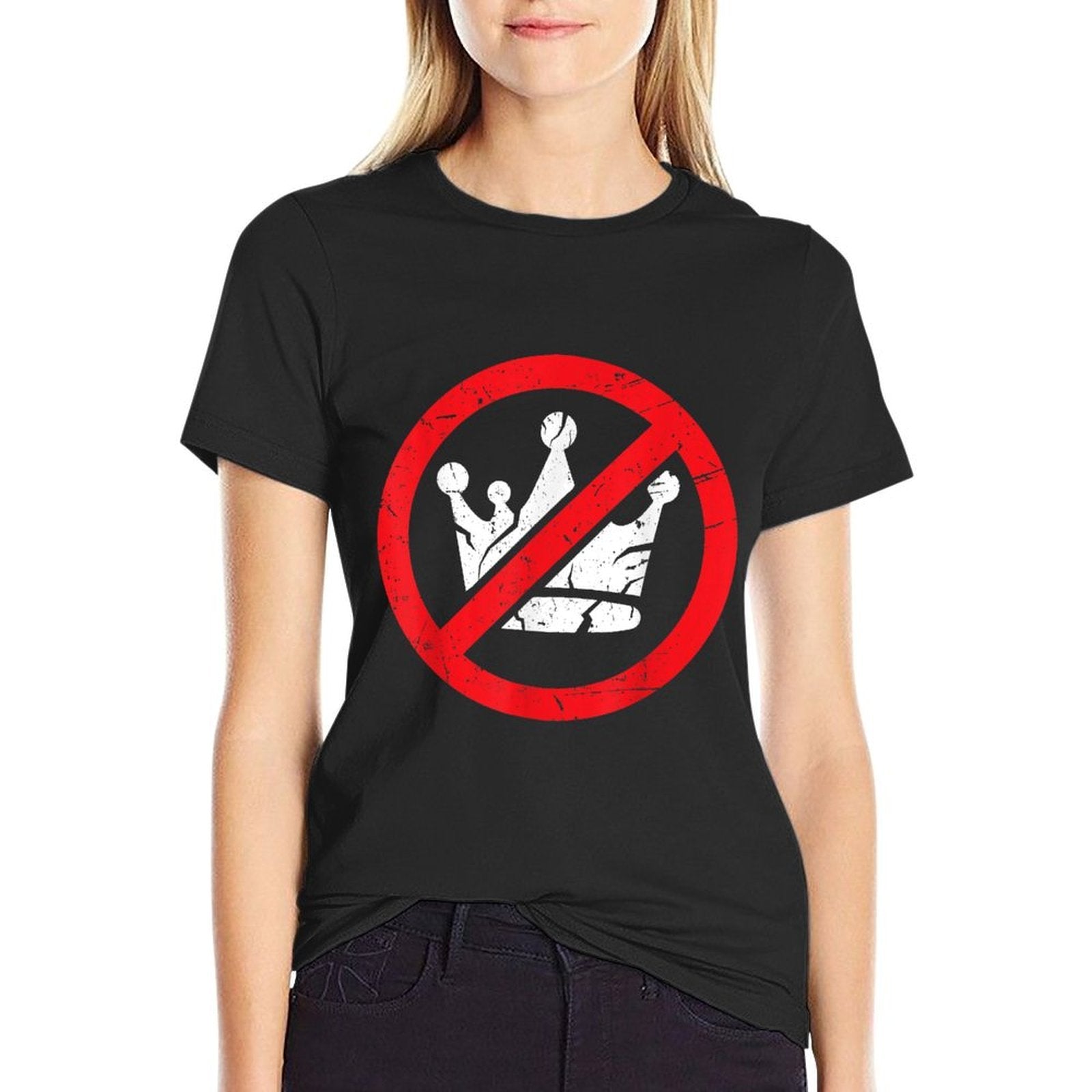 Vintage No Kings Since 1776 USA 4th Of July Free  Versatile T-Shirt