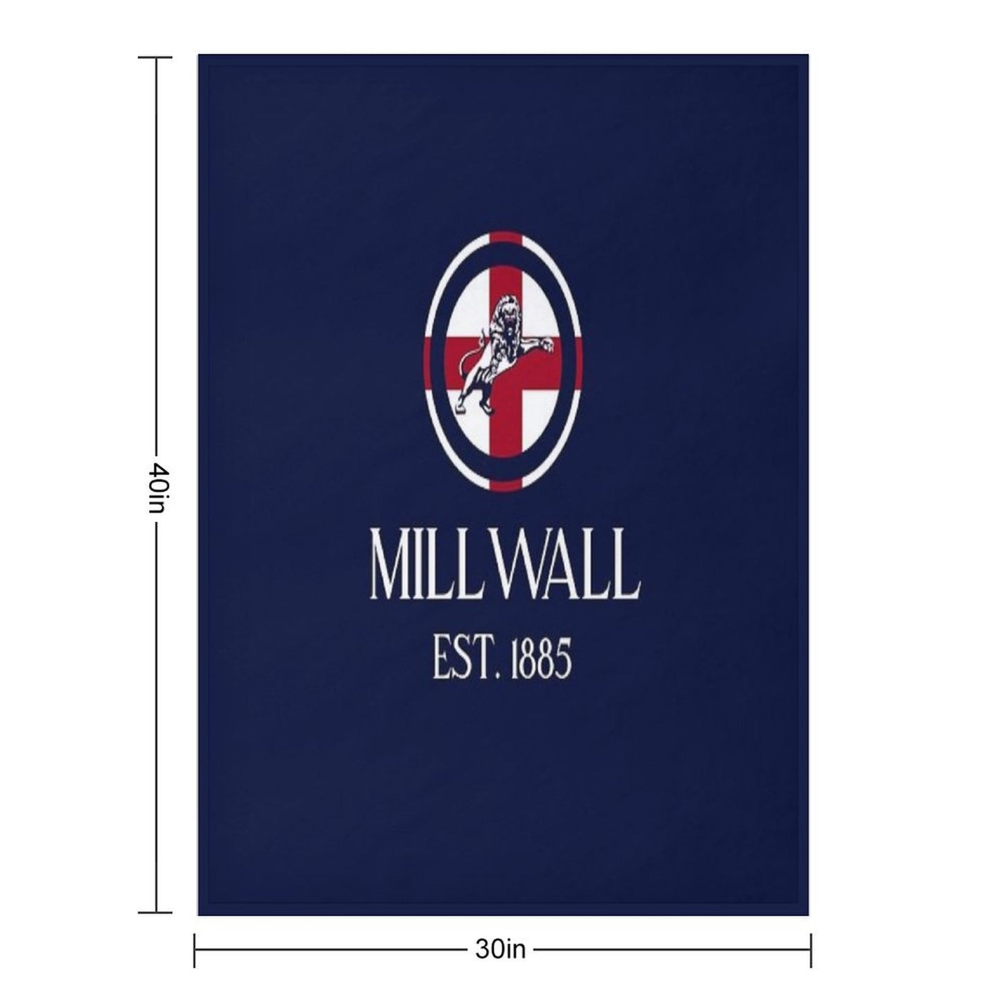 Millwall England All-season Throw Blanket