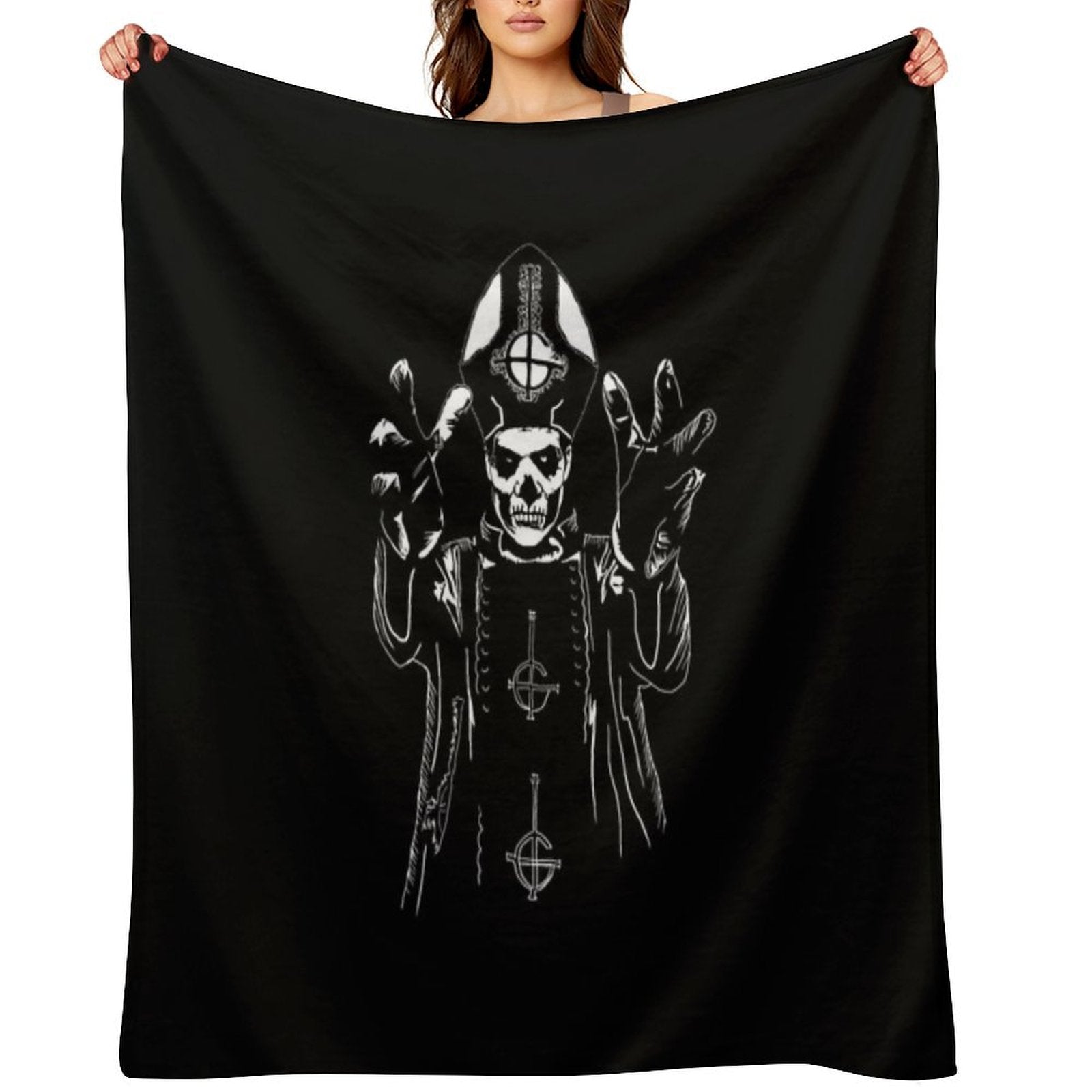 Ghóst - Papas Wrath Lightweight Throw Blanket
