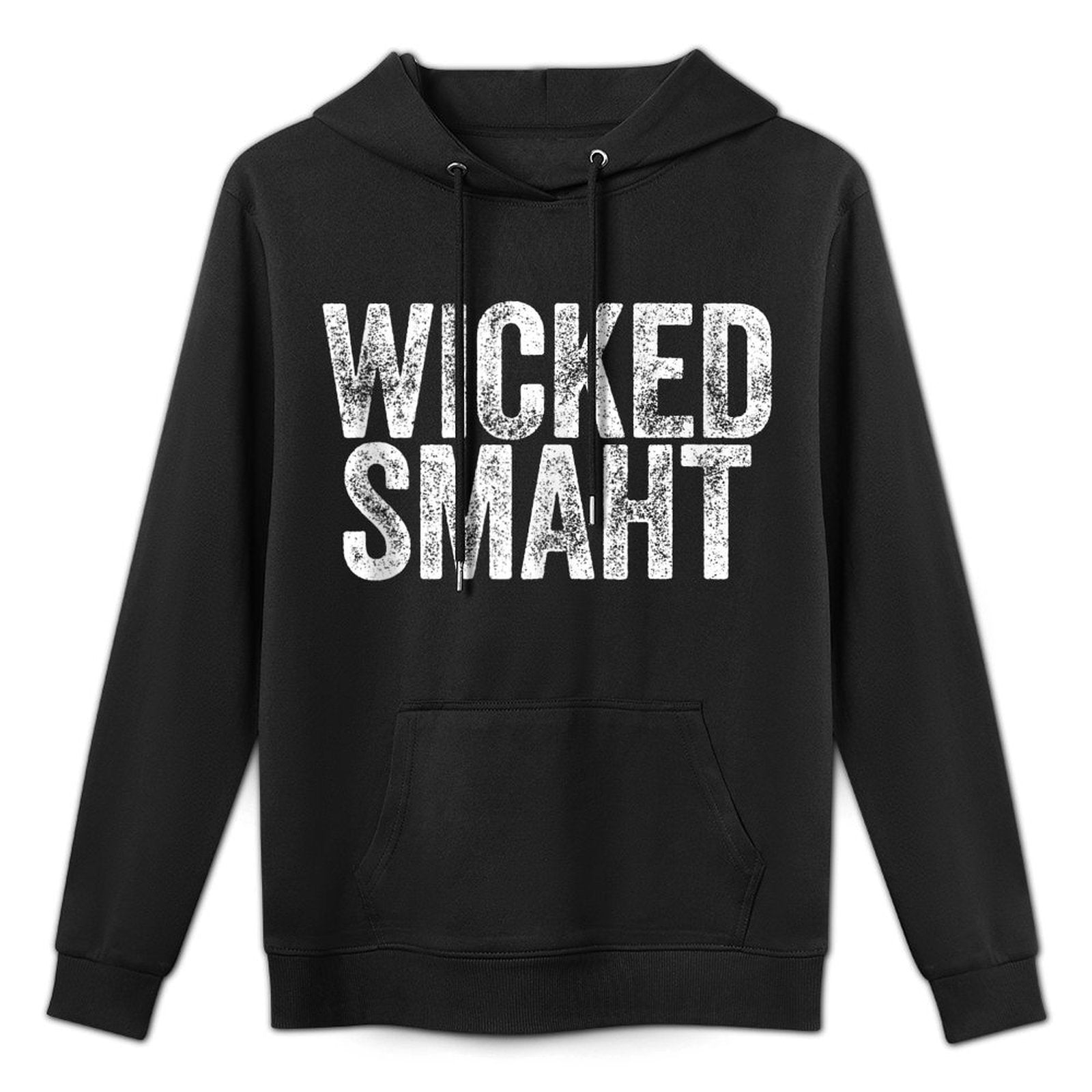 Wicked Smaht Boston Massachusetts Shirt Adjustable Hood Hoodie