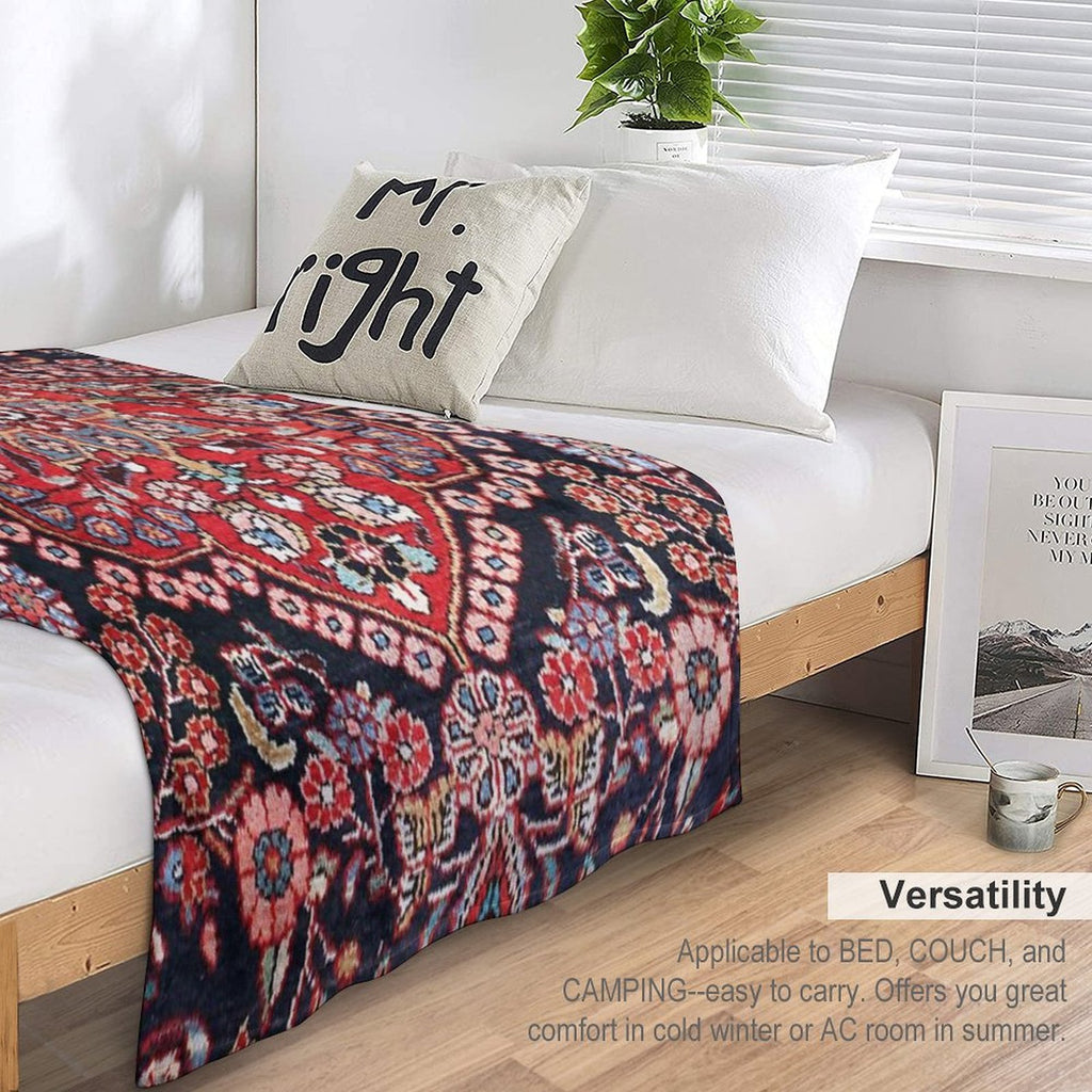 Persian Carpet Shrink-resistant Throw Blanket