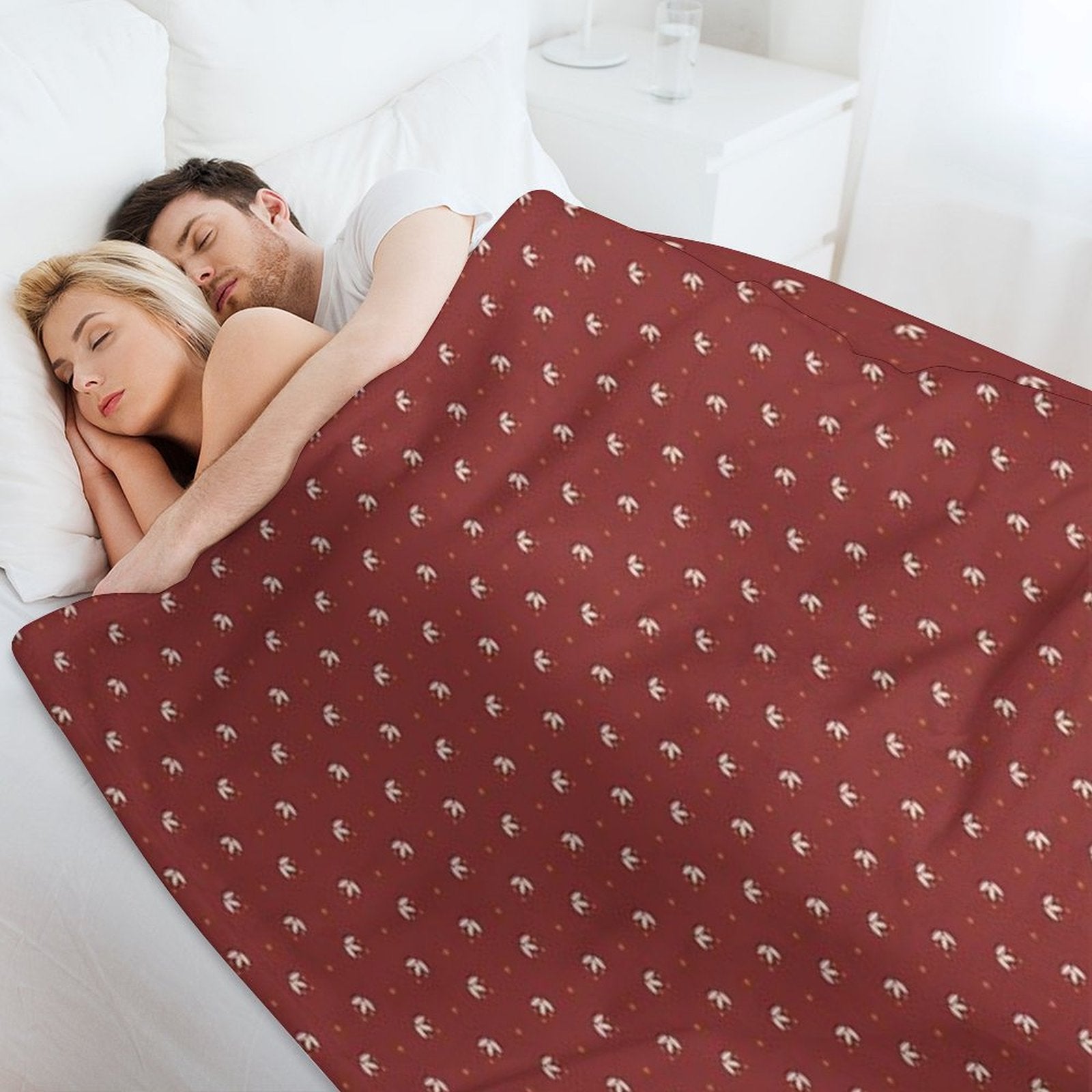 Florette (pomme) Quick-dry Throw Blanket