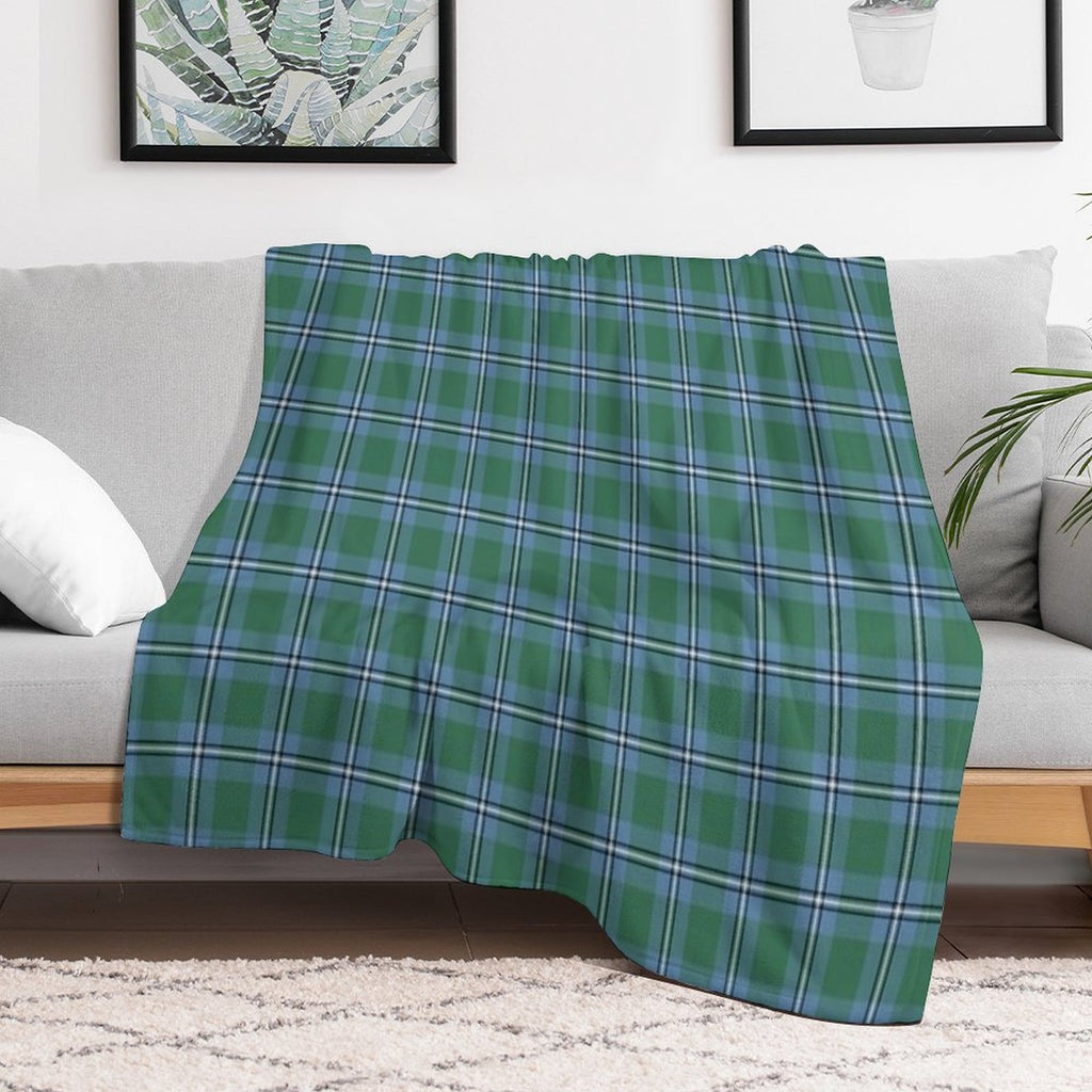 Clan Irvine Tartan Travel-friendly Throw Blanket