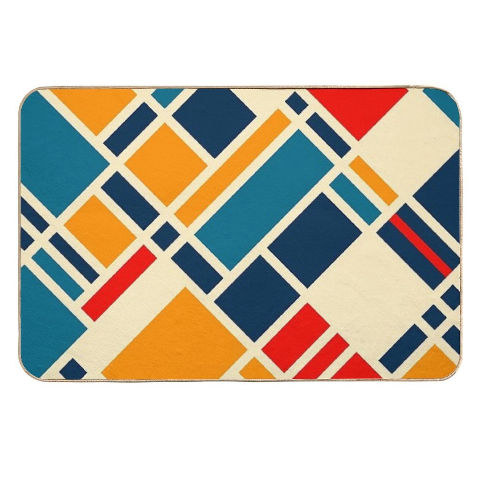 Colourful  High-Traffic Bath Mat