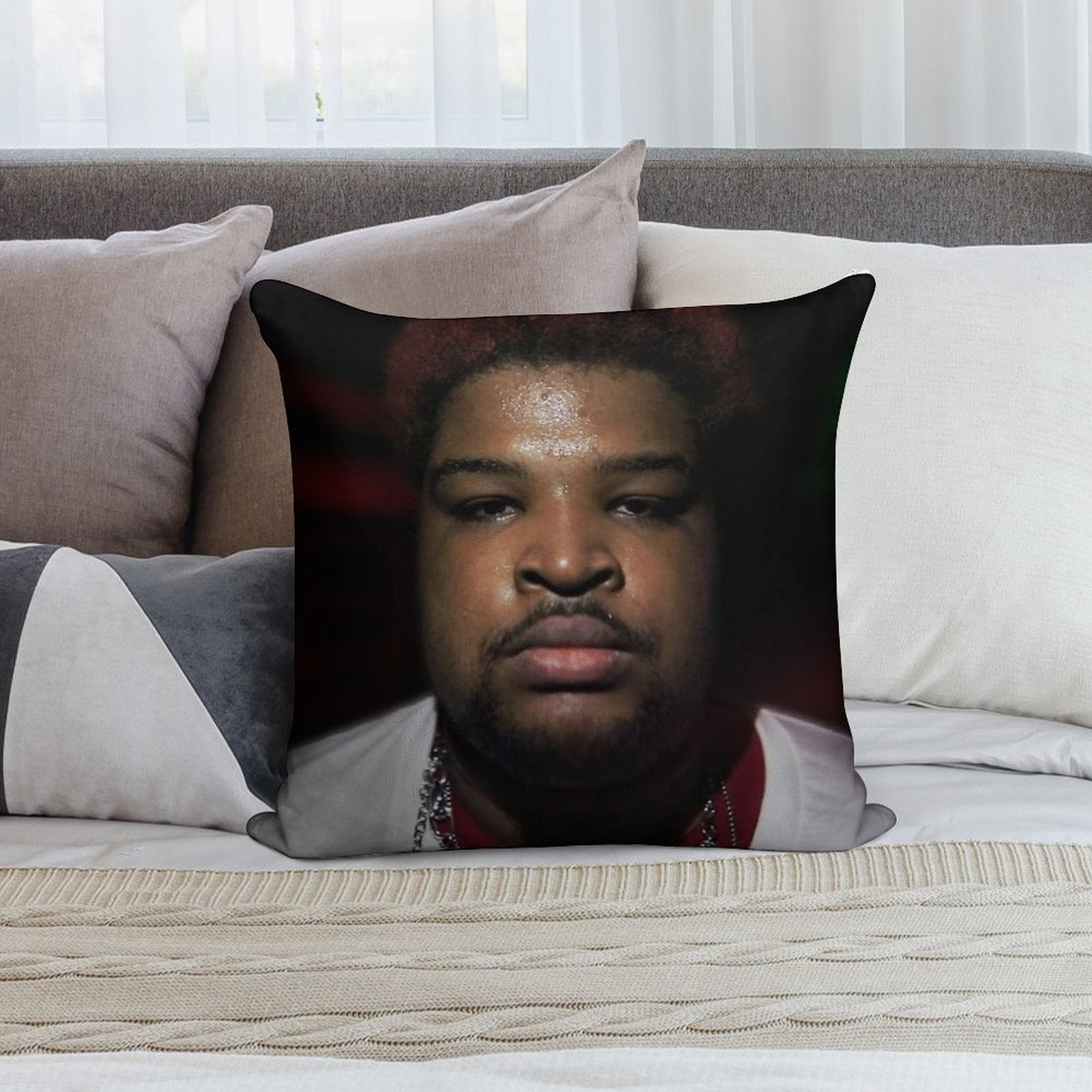 Mario Judah Rage Pillow Soft Reinforced Edging Throw Pillow