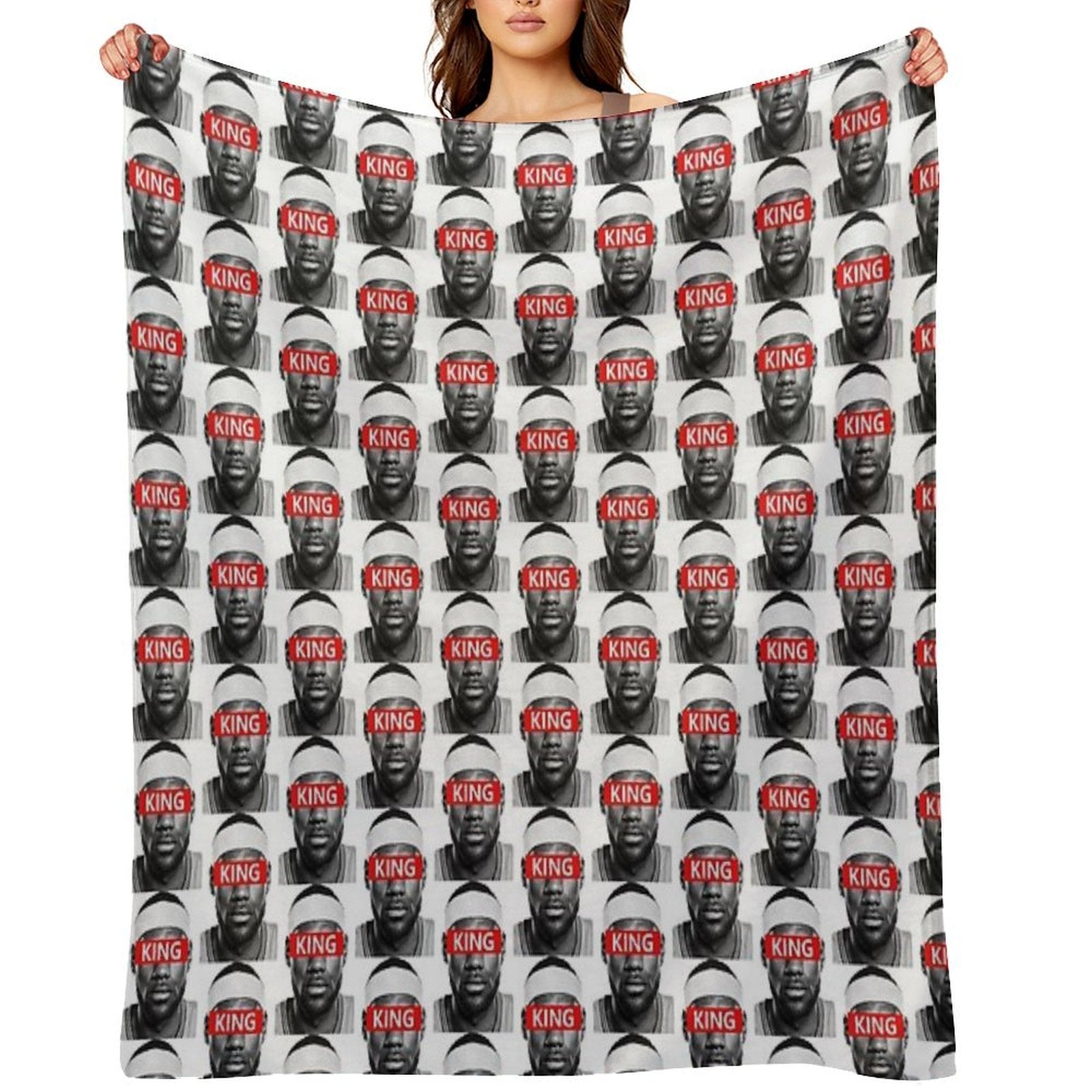LeBron James - King Anti-pilling Throw Blanket