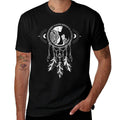 Mandala Cats, Dream Catcher  Trendy Pattern T-Shirt