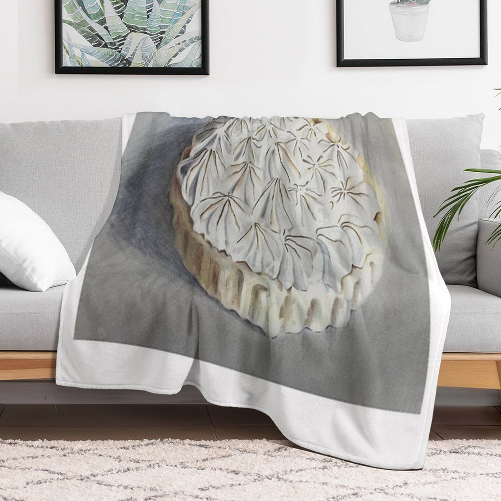 Lemon Meringue Pie Anti-pilling Throw Blanket