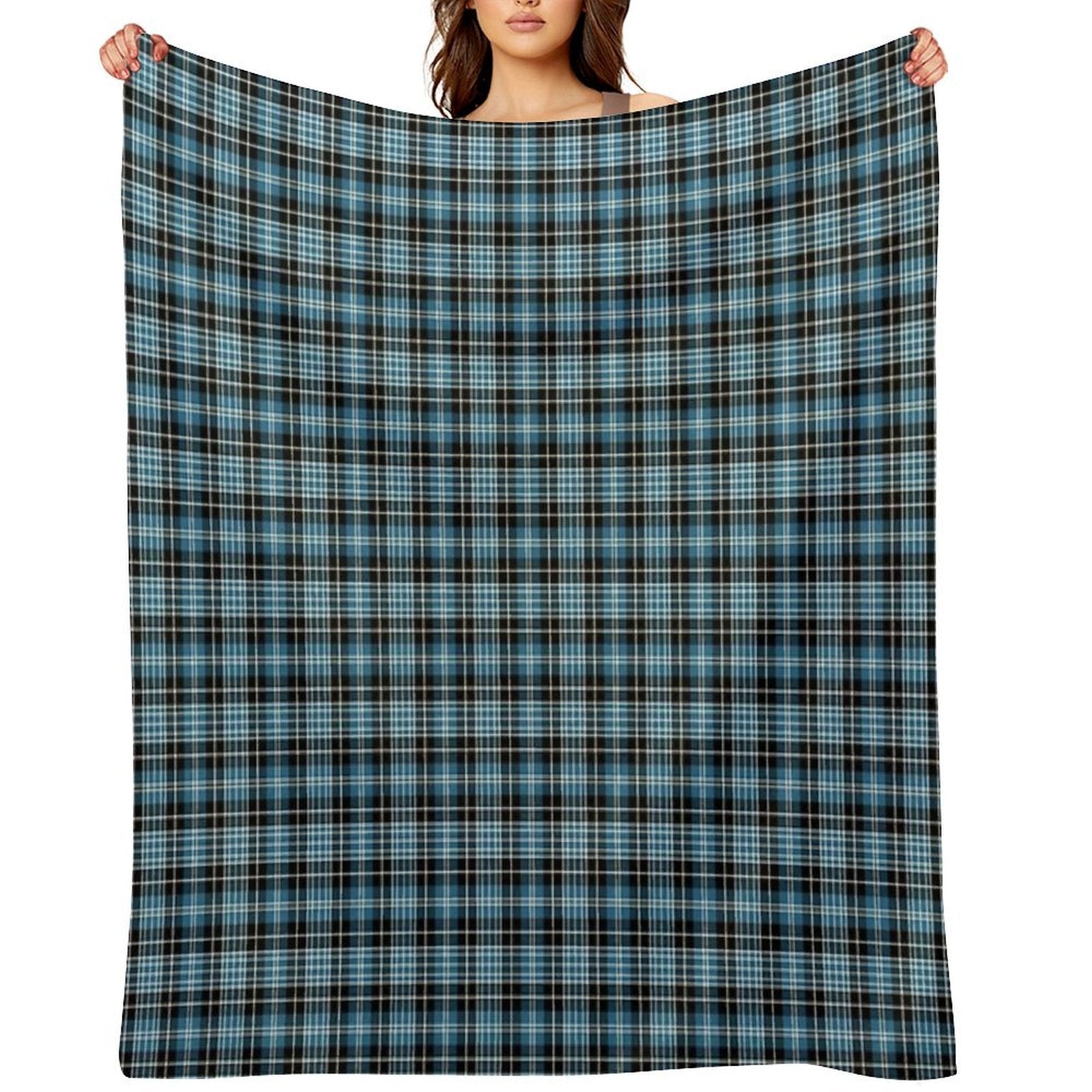 Clan Clark Tartan Lightweight Throw Blanket