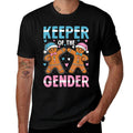 Keeper Of The Gender Funny Gingerbread Gender Reveal Lovers  Polyester Blend T-Shirt