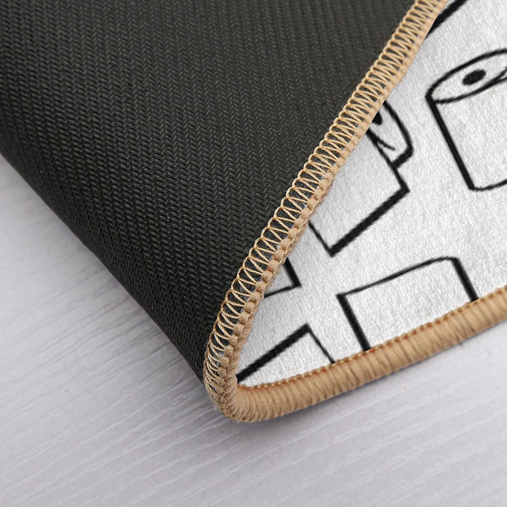 Toilet Paper  Slip-Resistant Bath Mat