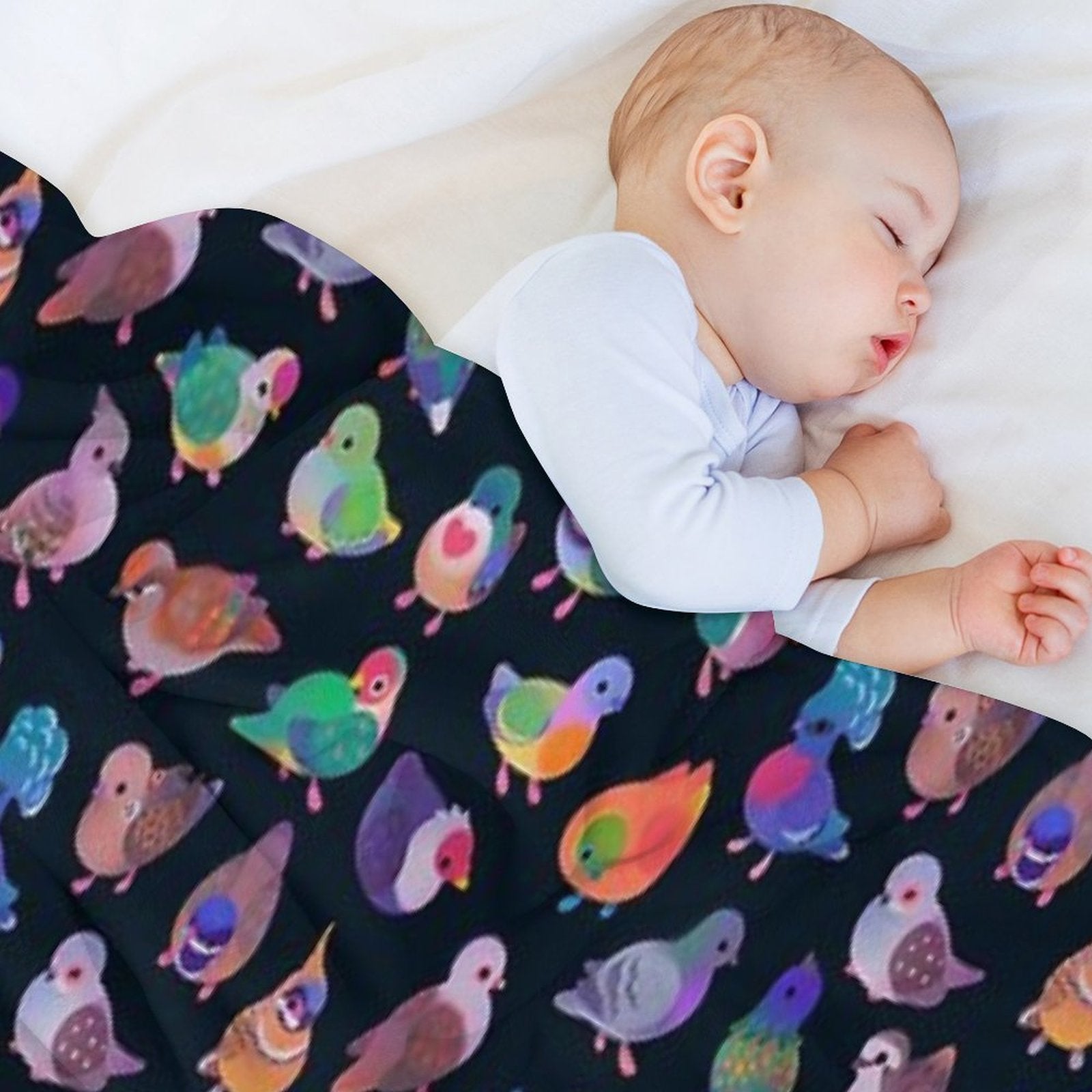 Wild Pigeon Easy Care Throw Blanket