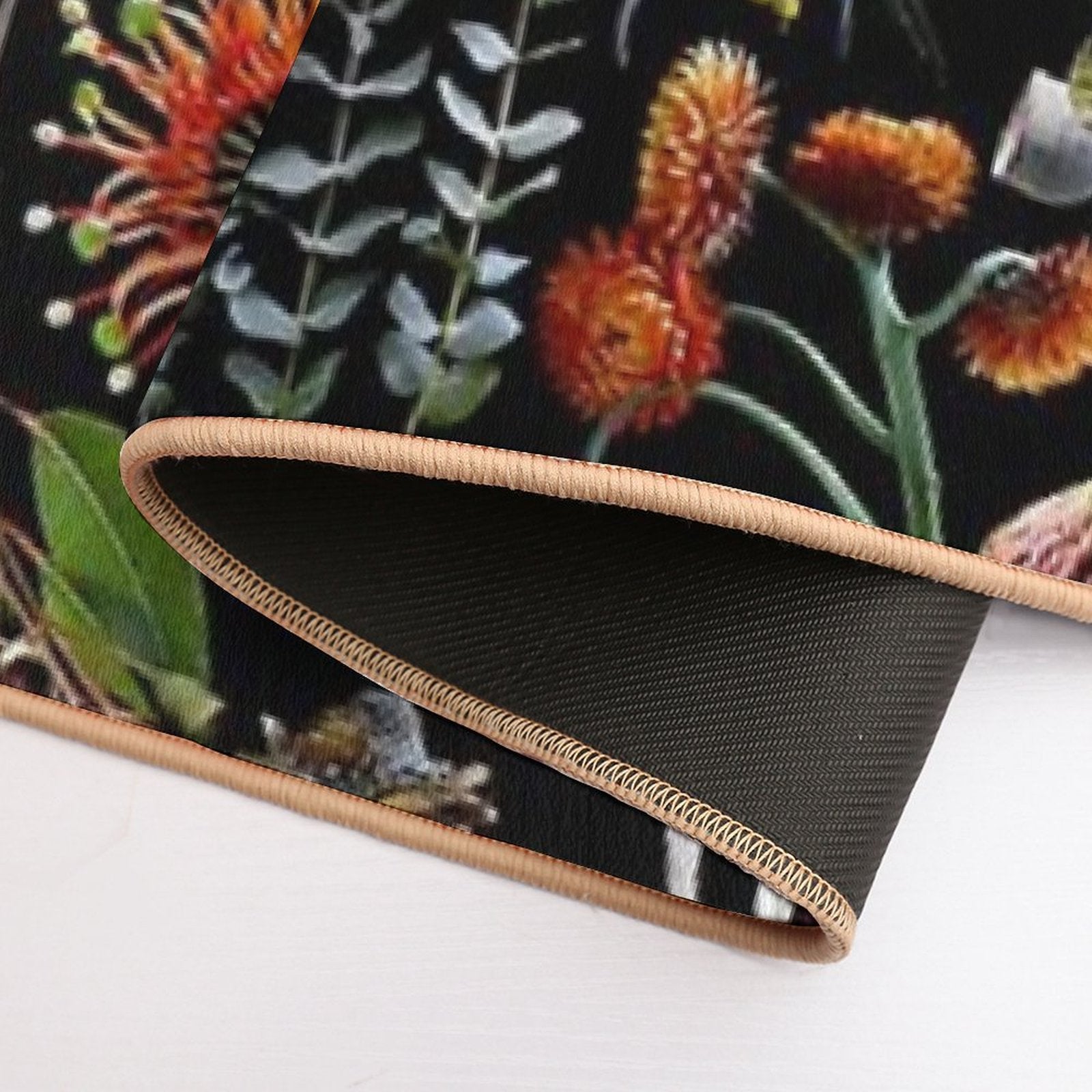 Wildflowers of Australia Photo Collage  Stain-Proof Bath Mat