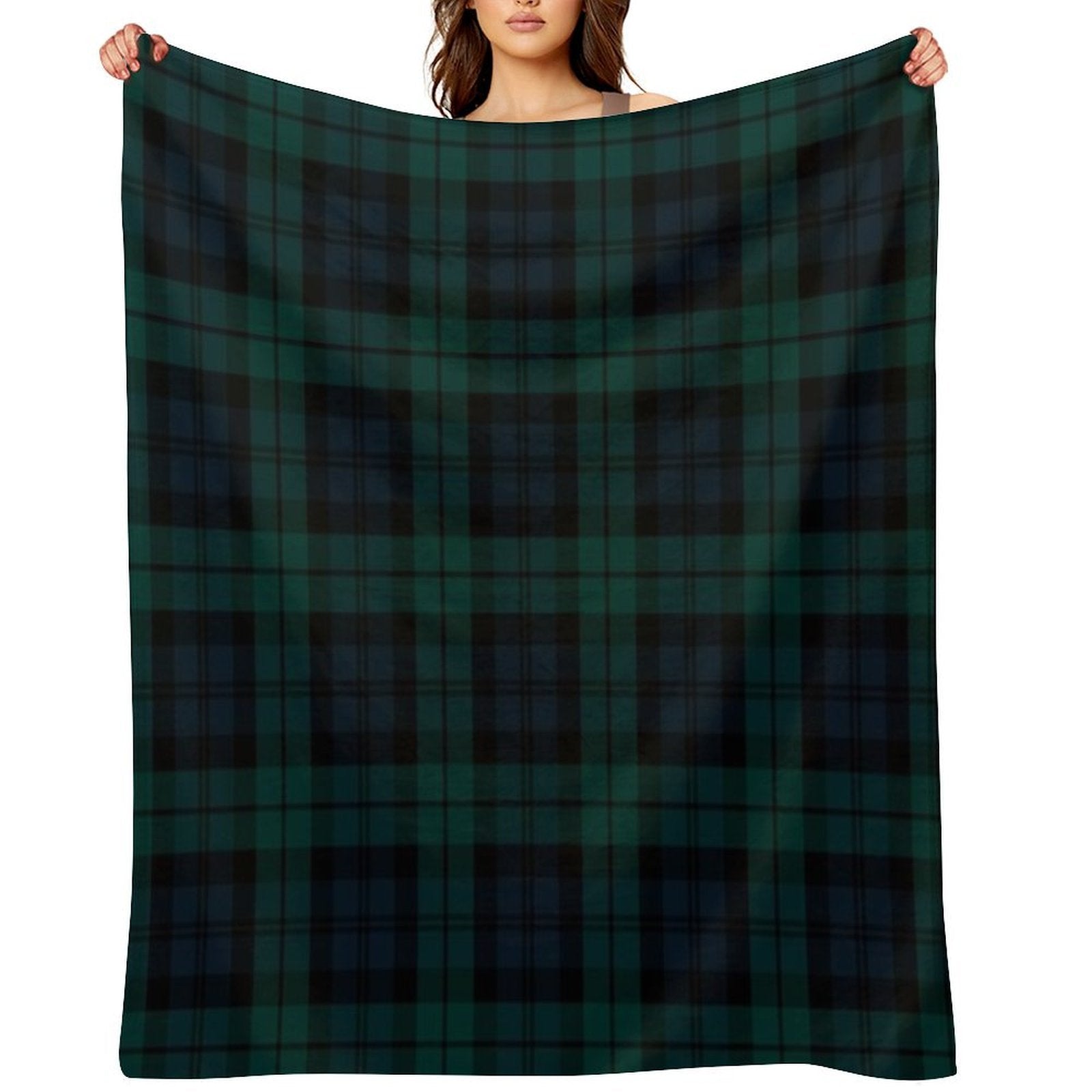 Black Watch Tartan Plaid Pattern Comfort Throw Blanket