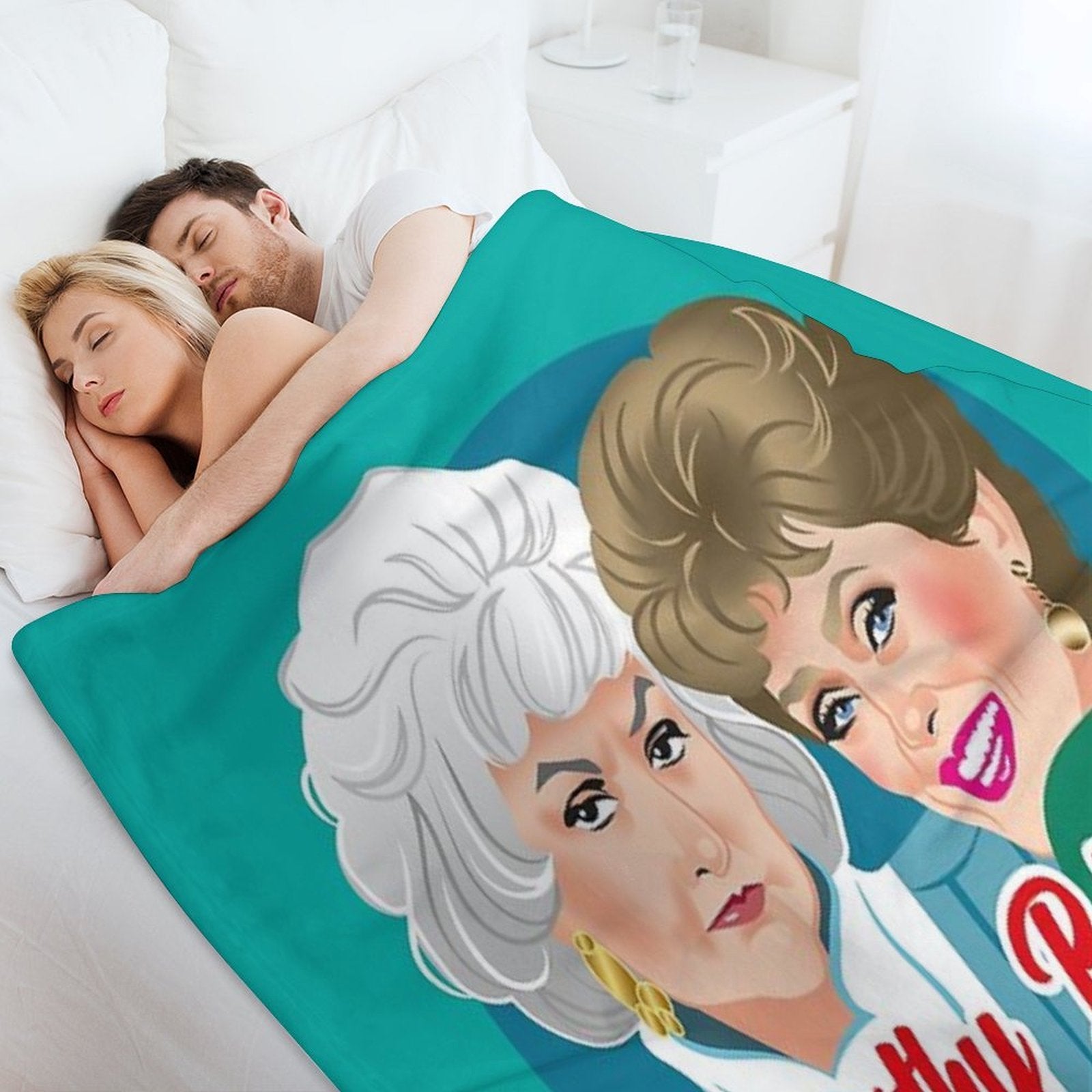 Dorothy in The Streets, Blanche in The Sheets Multi-functional Throw Blanket