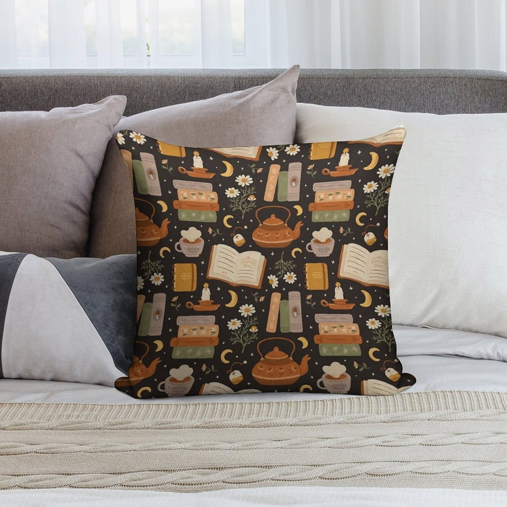Sweet Bookish Dreams Soft Style Accent Throw Pillow