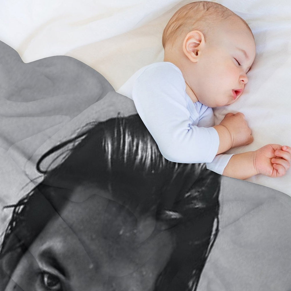 Adam Driver Sustainable Throw Blanket