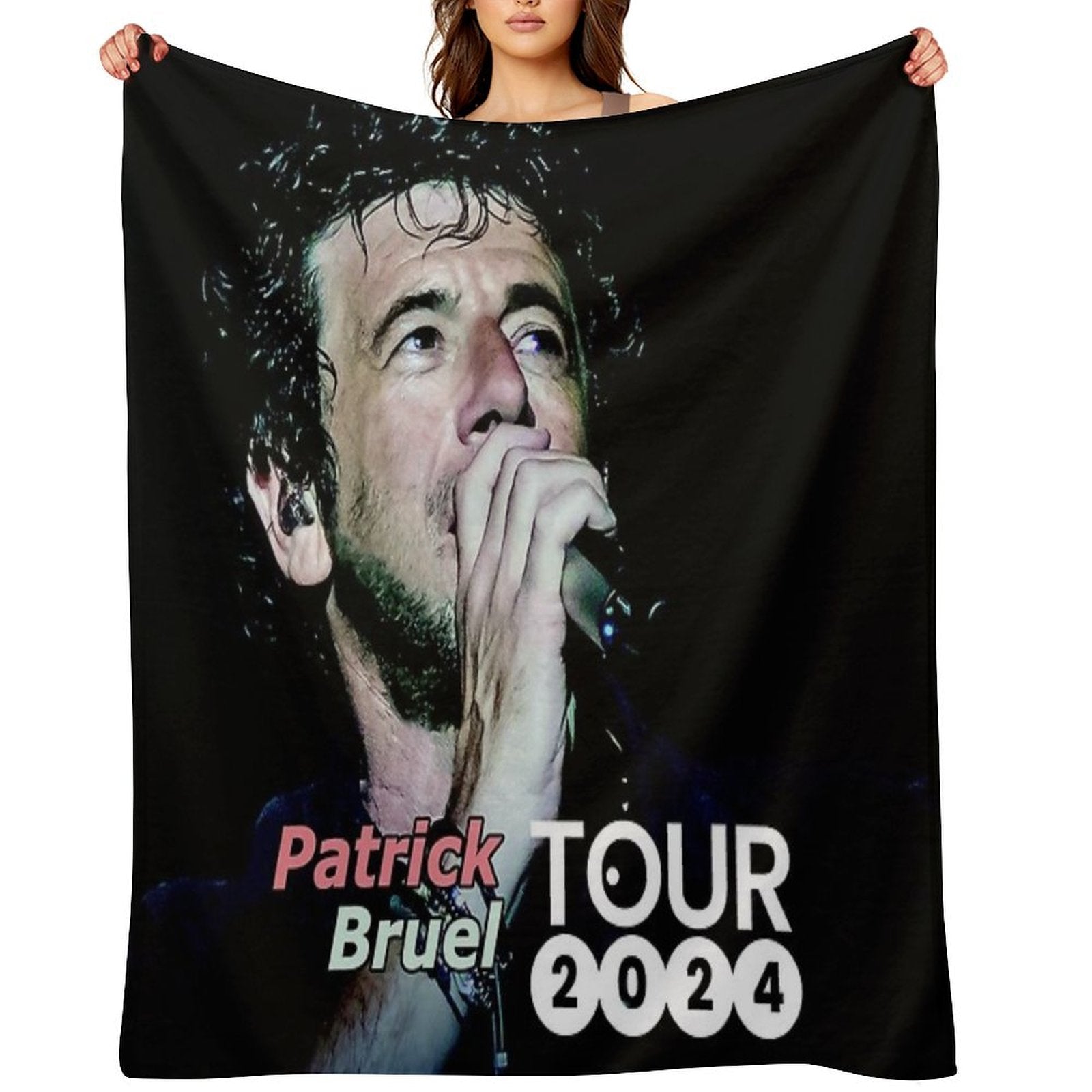 Bilanya Patrick Bruel Show Tour TOURNEE En ACOUSTIQUE 2022 Versatility Throw Blanket