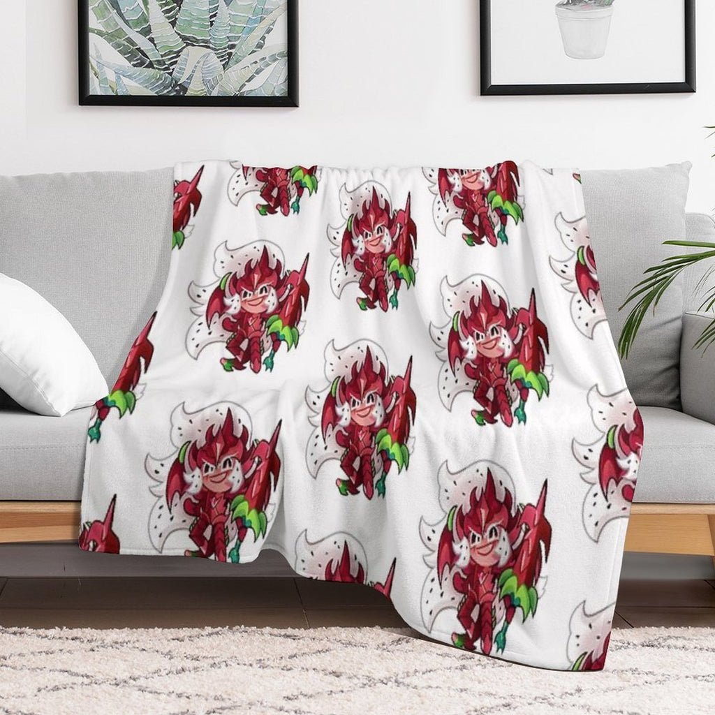 Pitaya Dragon Cookie Durable Throw Blanket