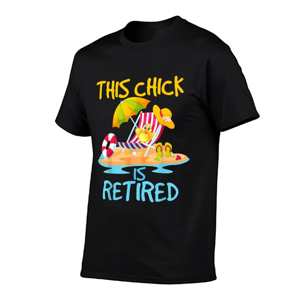This Chick Is Retired Women Retirement  Wrinkle-resistant T-Shirt
