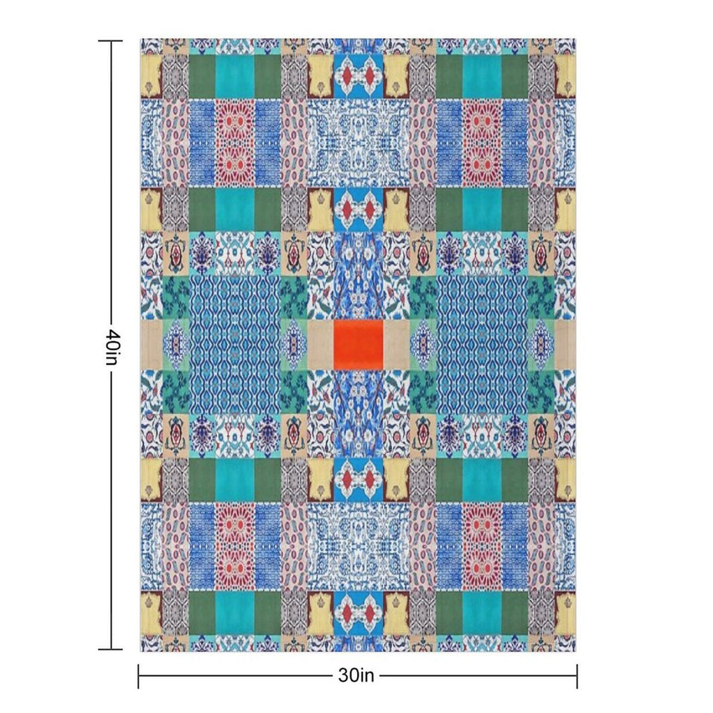 Geometric Abstract Pattern III Lightweight Throw Blanket