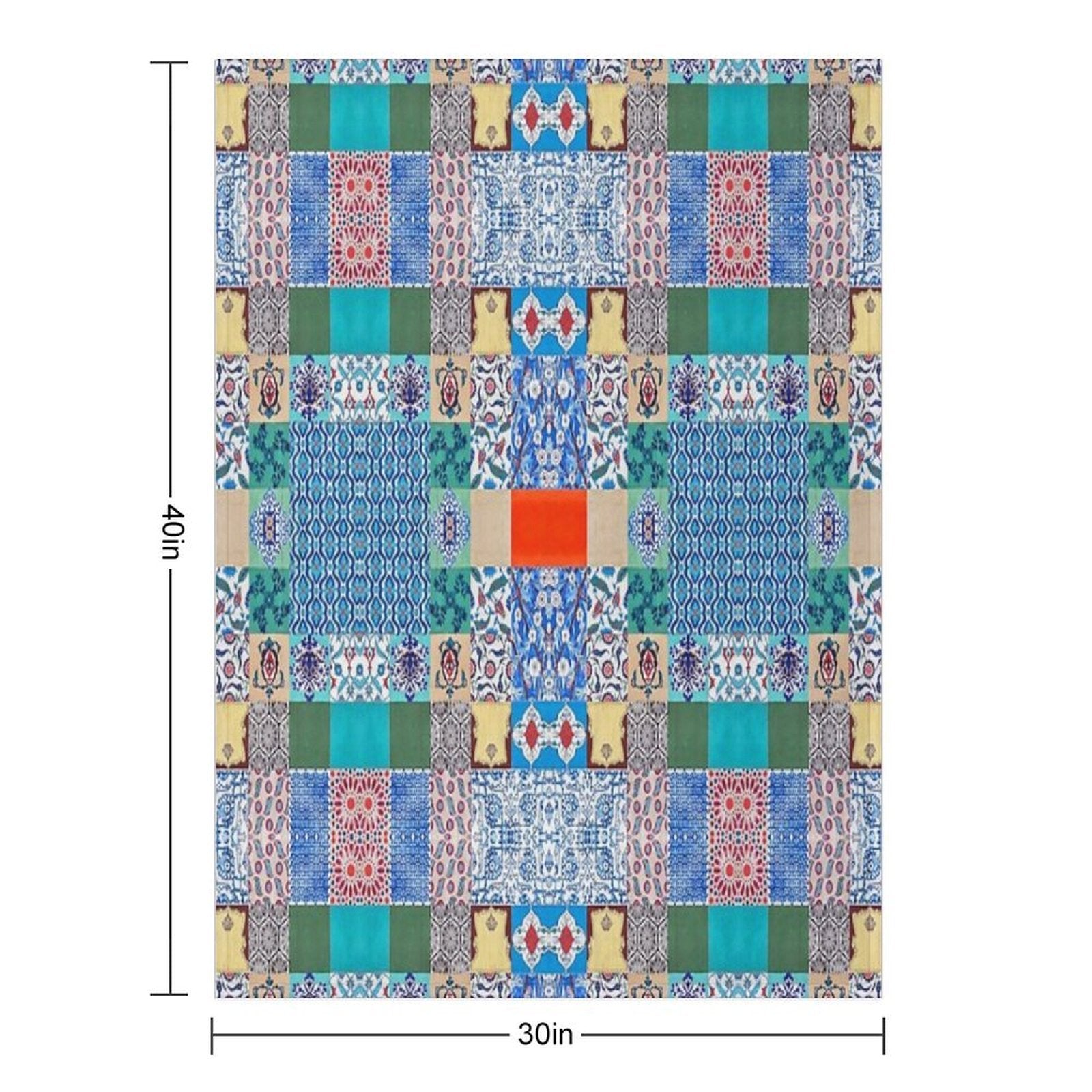 Geometric Abstract Pattern III Lightweight Throw Blanket