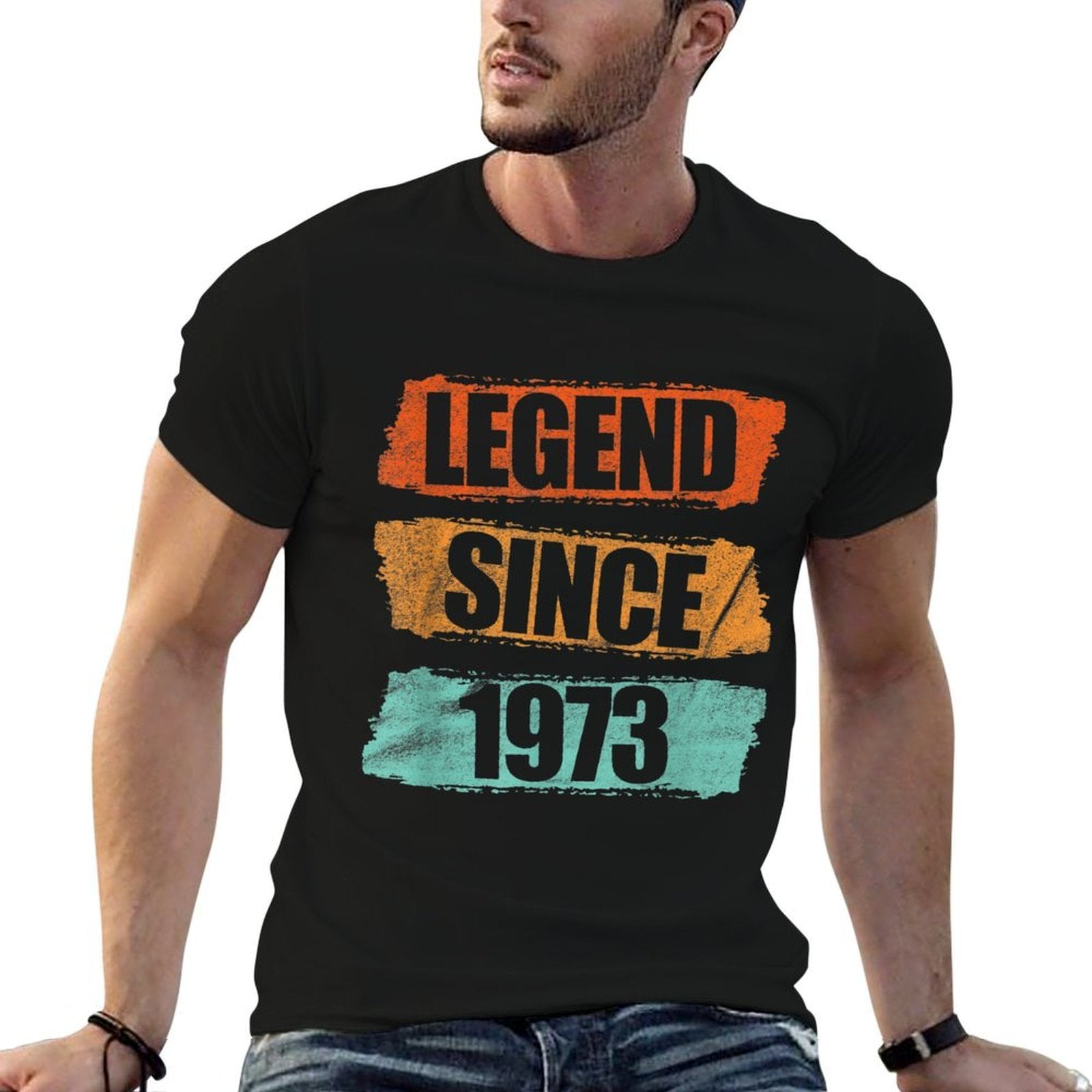 50 Years Old Legend Since 1973 50th Birthday  Moisture-wicking T-Shirt
