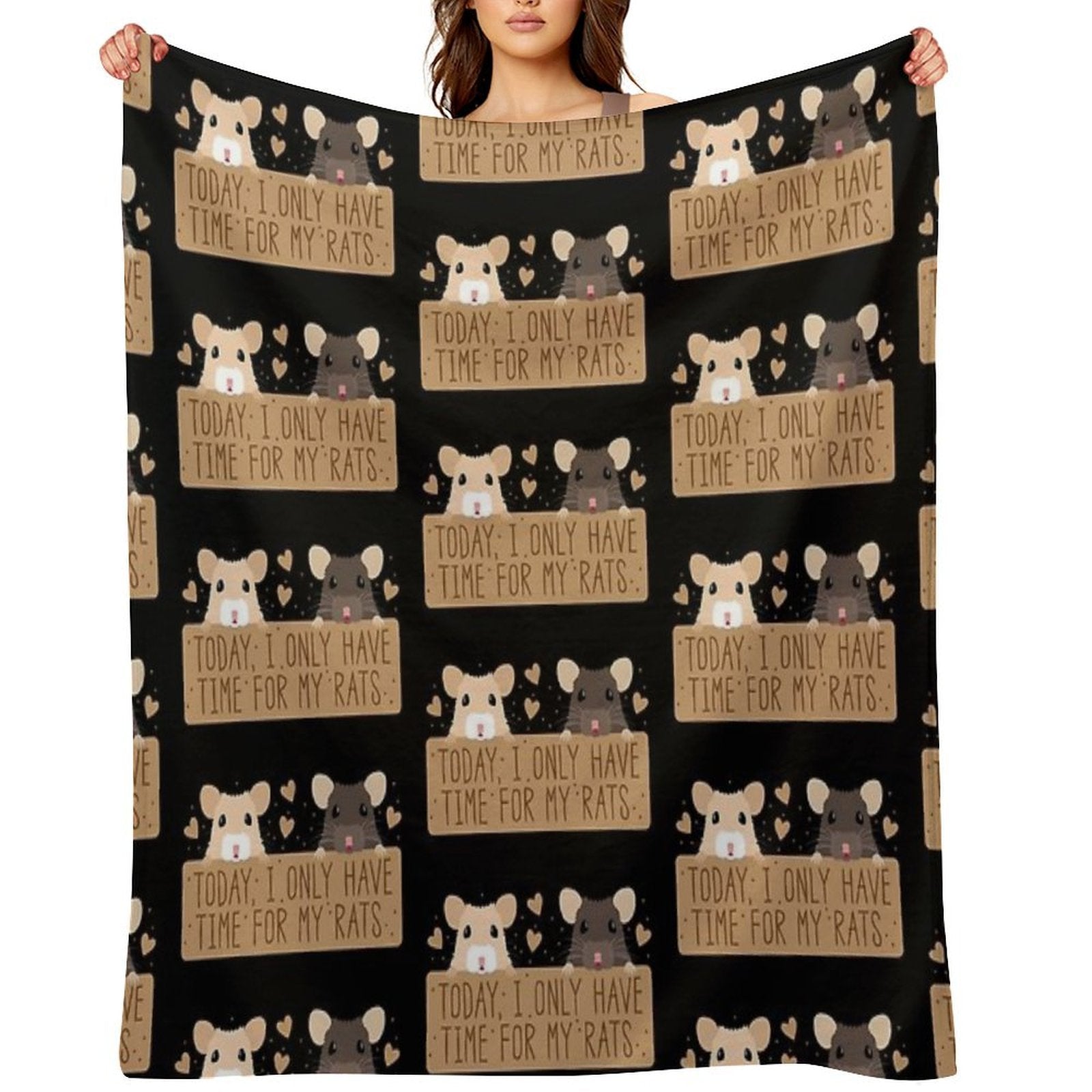 Today, I Only Have Time for My RATS Durable Throw Blanket