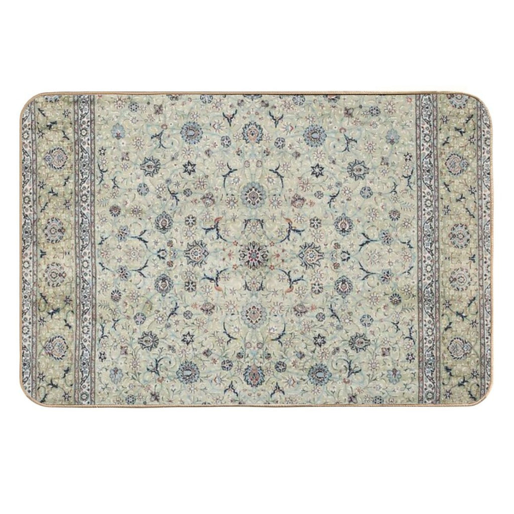 Kashan Isfahan Persian Carpet Print  Anti-Trip Bath Mat