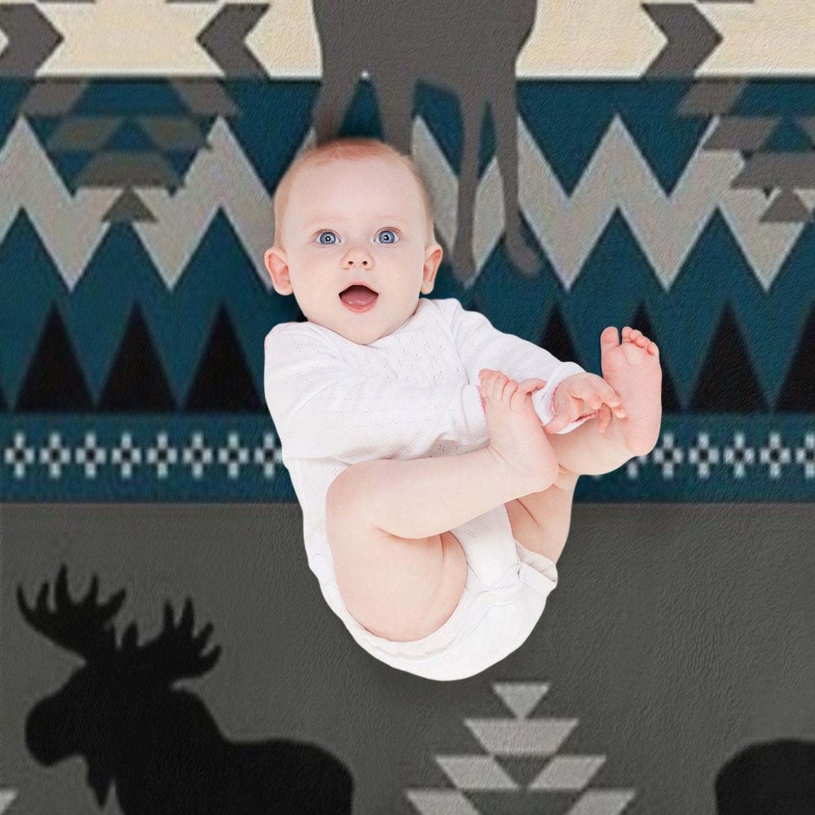 Moose Design Premium Throw Blanket