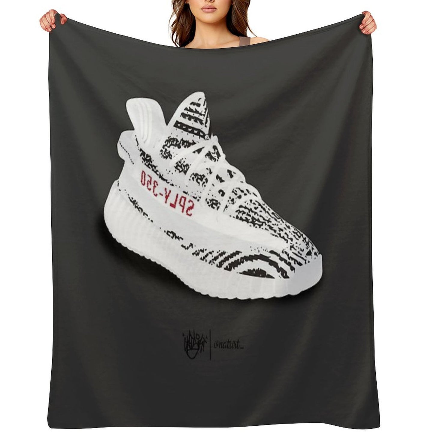 Yeezy Zebra Durable Throw Blanket