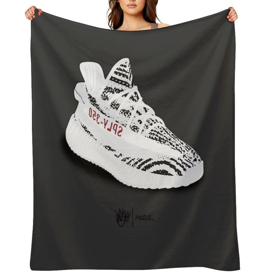 Yeezy Zebra Durable Throw Blanket