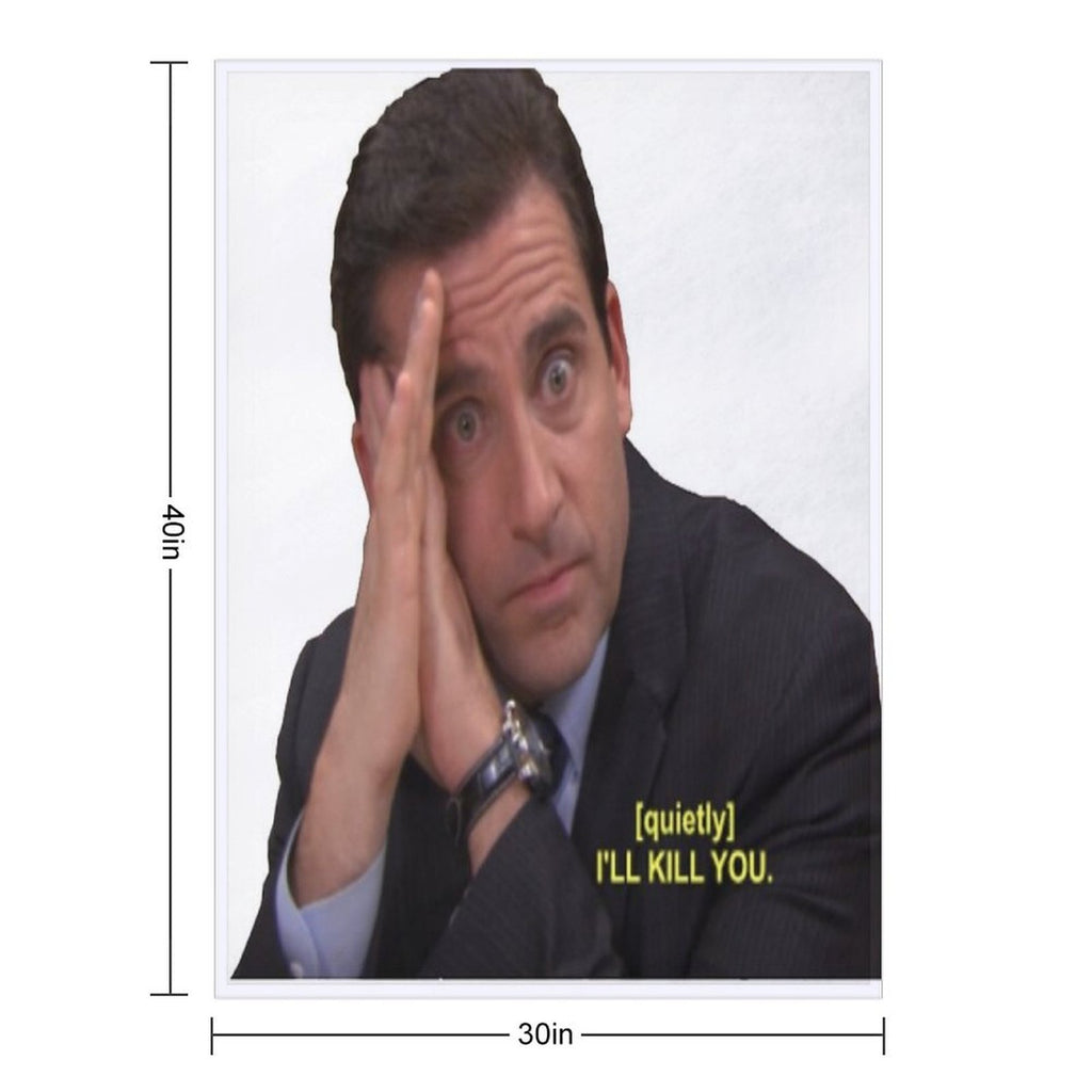 I'll Kill You Shrink-resistant Throw Blanket