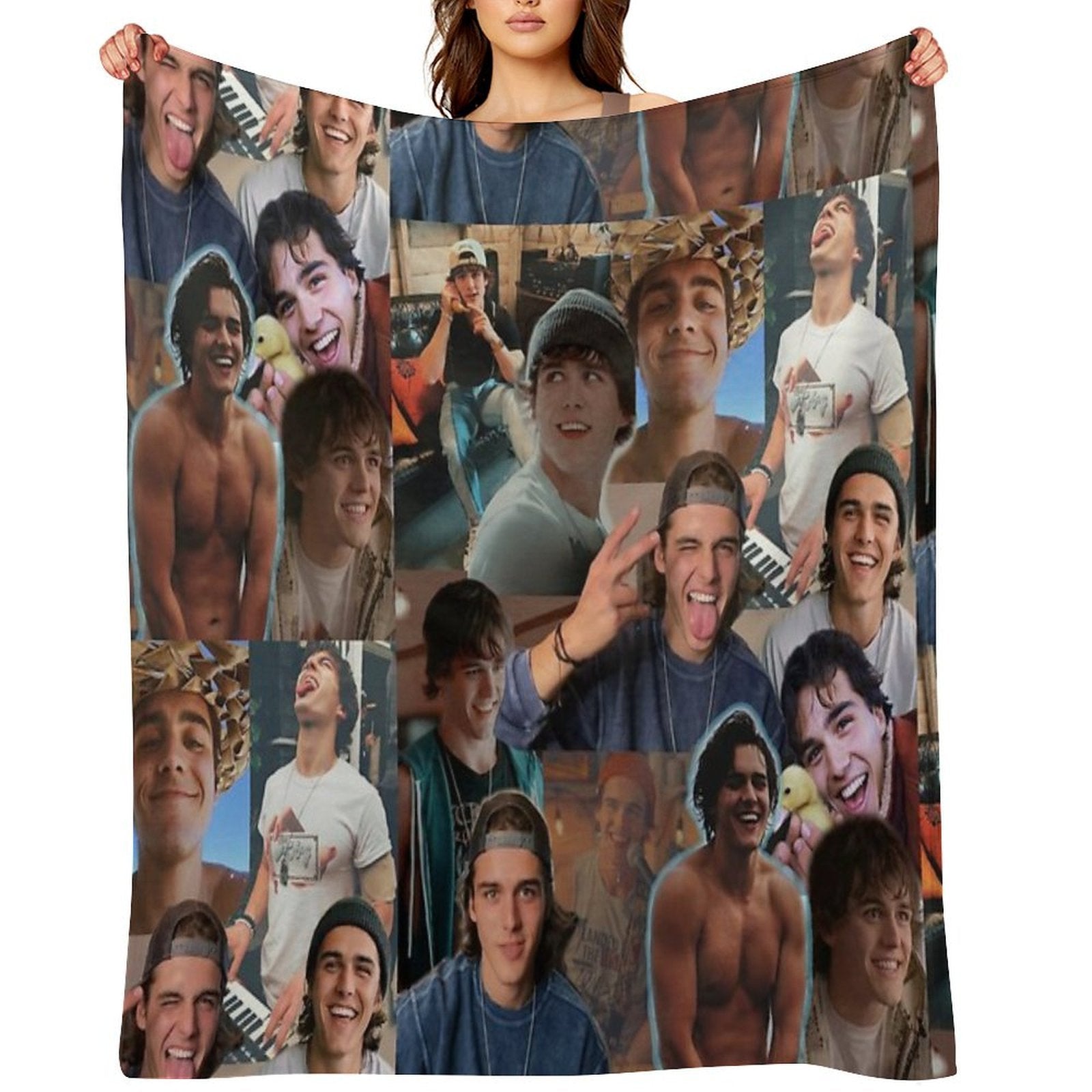 Charlie Gillespie Collage Comfort Throw Blanket