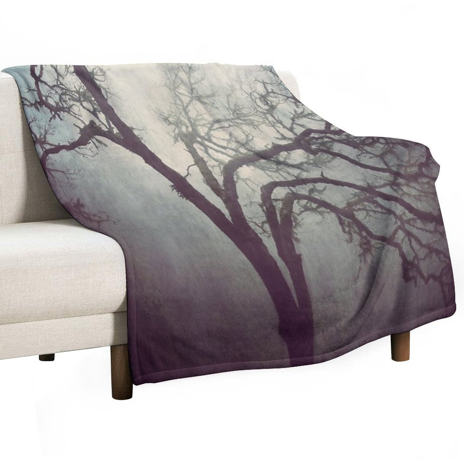 Silent Anticipation Velvety-soft Throw Blanket