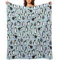 Cute Penguin Pattern Compact Throw Blanket
