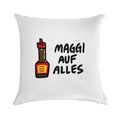 Maggi Auf Alles (Deutsch) Soft Bedroom Essential Throw Pillow