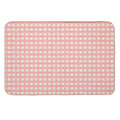Cottage Plaid (peachy)  Dirt-Trapping Bath Mat