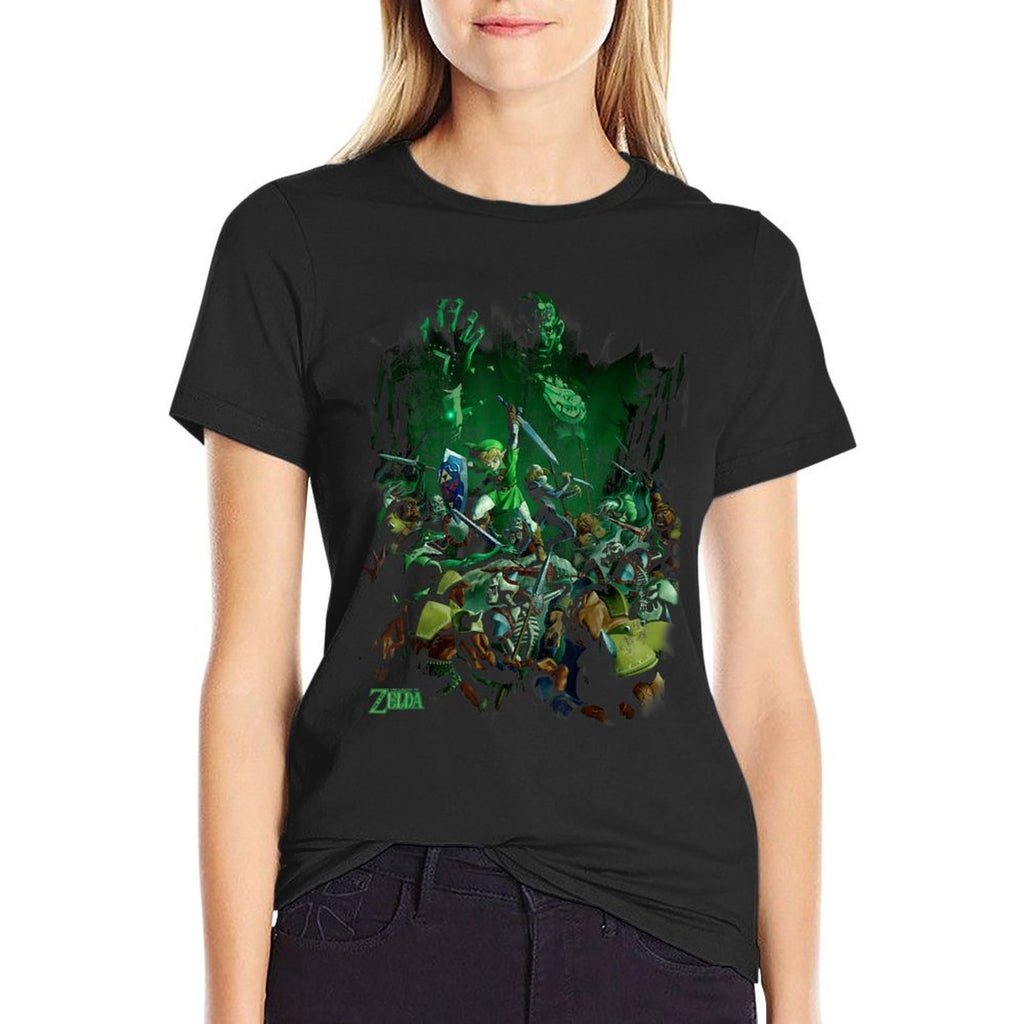 Nintendo Zelda Ganondorfs Final Battle Graphic  Graphic-printed T-Shirt