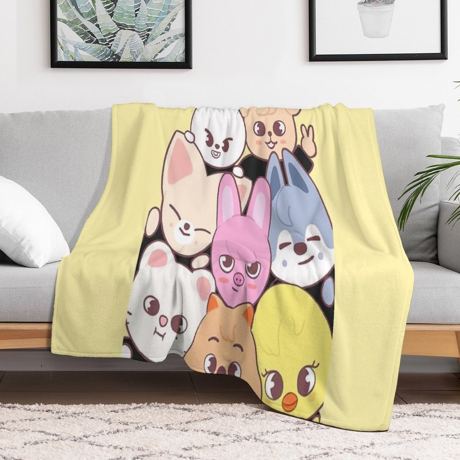 Stray Kids - Skzoo Versatility Throw Blanket