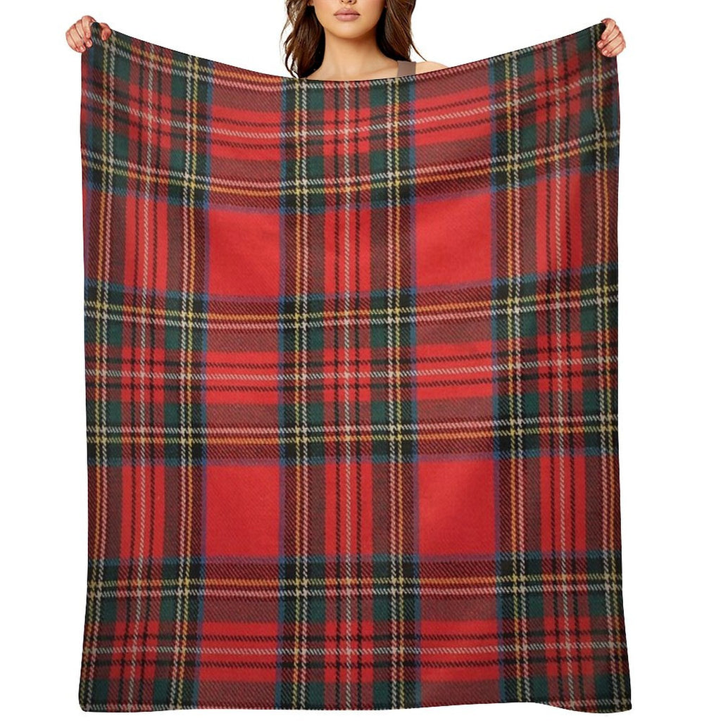 Royal Stewart Tartan Velvety-soft Throw Blanket