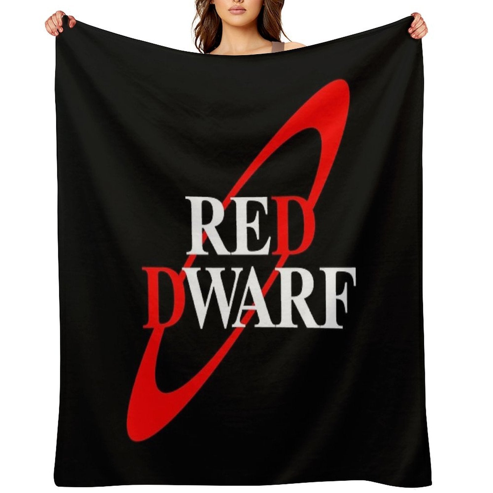 Red Dwarf Logo Durable Throw Blanket