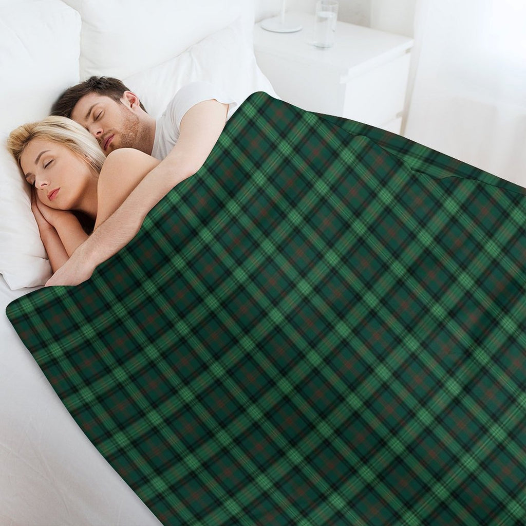Clan Ross Hunting Tartan Compact Throw Blanket