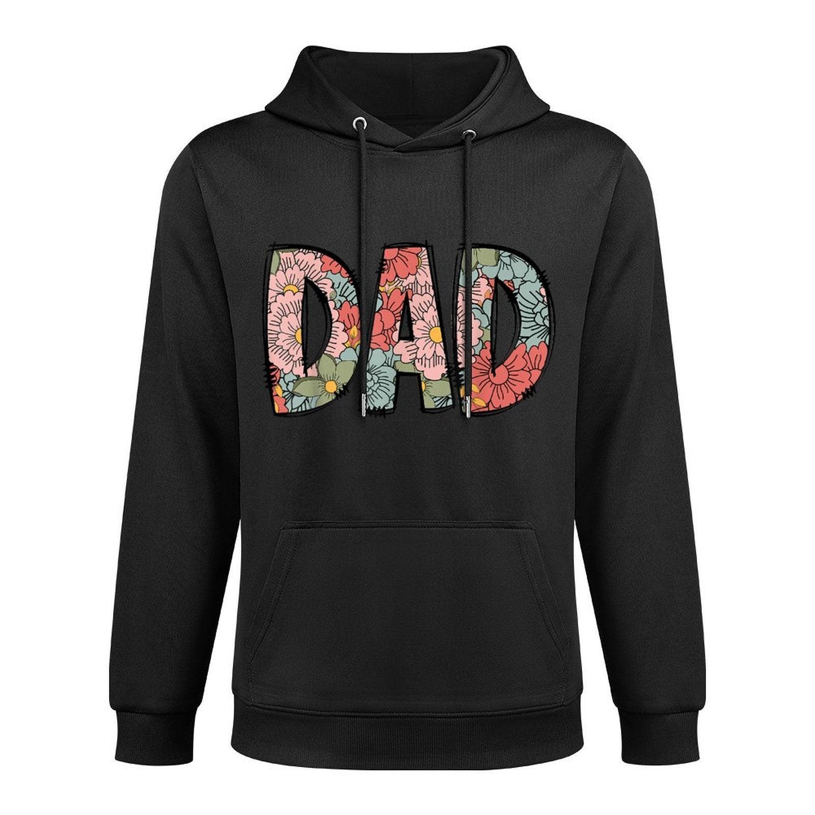Retro Dad Colorful Flowers Groovy Daisy Flower Pilling-Resistant Hoodie