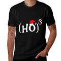 Funny Ho Cubed Christmas Math  Polyester Blend T-Shirt